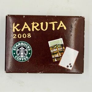Starbucks Karuta 2008 card game Collector sealed unused cards
